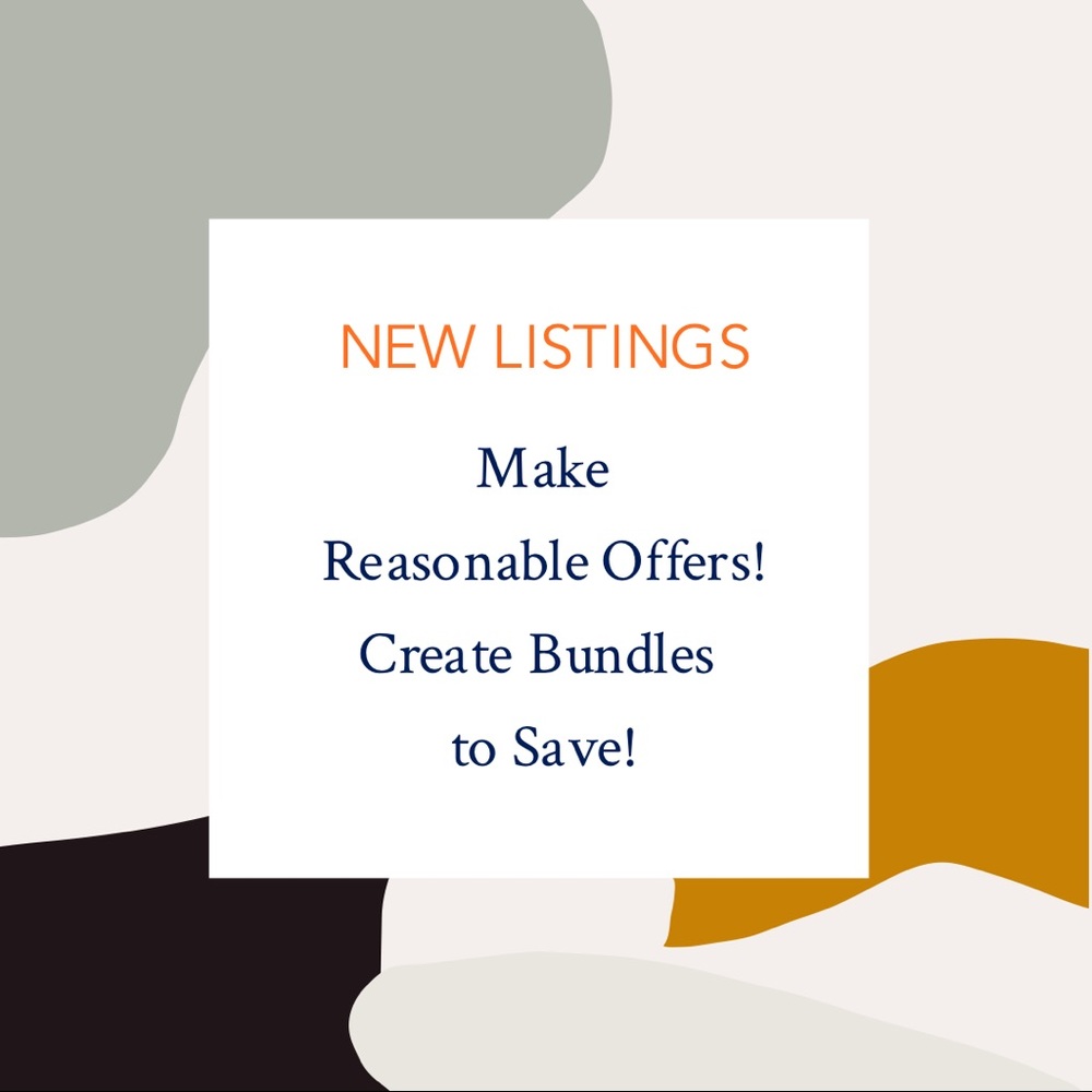 MAKE REASONABLE OFFERS!!!